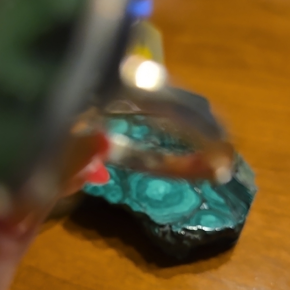 Sterling Silver Ring With A Ruby Zoisite Stone - image 5